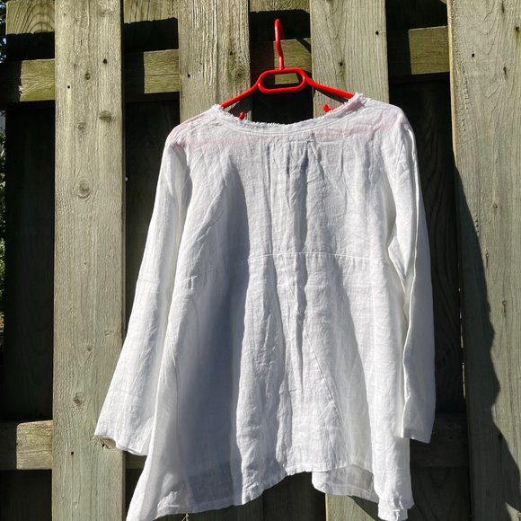 White linen tunic - Picture 2 of 7